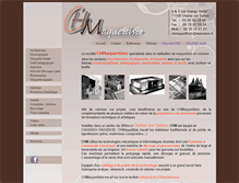 Tablet Screenshot of chmaquettiste.com
